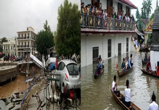মিয়ানমারে ঝড়ো আবহাওয়ার তাণ্ডবে ১৮ জনের মৃত্যু