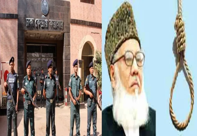 ঢাকা কারাগারে সর্তক অবস্থানে কারারক্ষীরা