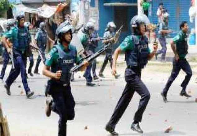 রাজশাহীতে জামায়াত-পুলিশ সংঘর্ষ