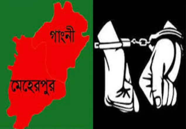 মেহেরপুরে বিভিন্ন মামলায় গ্রেফতার ১৪