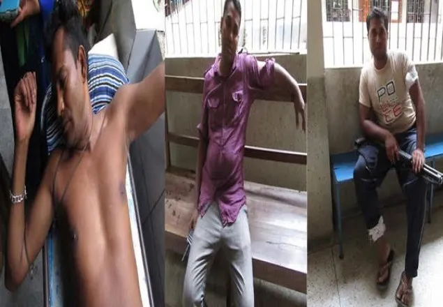 কালীগঞ্জে পুলিশের সাথে গুলিবিনিময়, তিন পুলিশ আহত