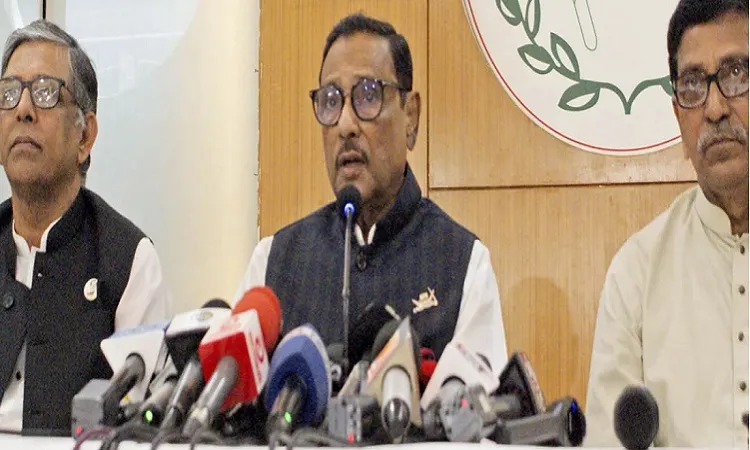 ঘোমটা পরে নির্বাচনে করবে বিএনপি: ওবায়দুল কাদের