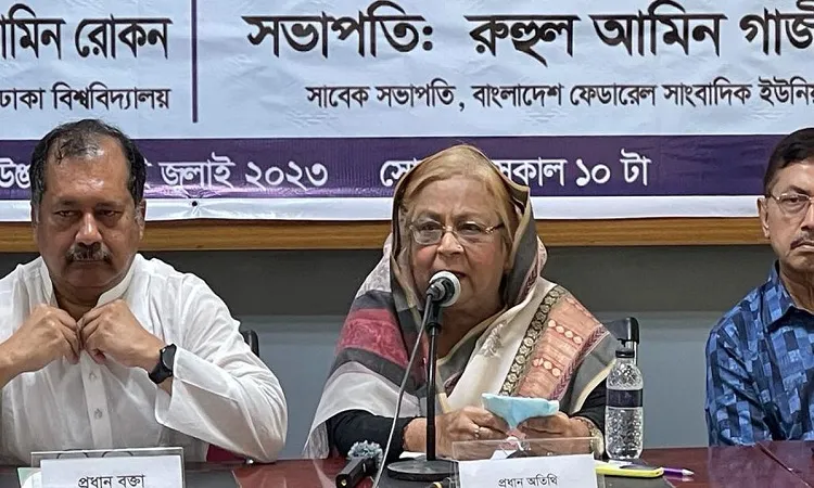 শেখ হাসিনা ক্ষমতায় না থাকলে দেশ ধ্বংসের চেষ্টা করবে: সেলিমা রহমান
