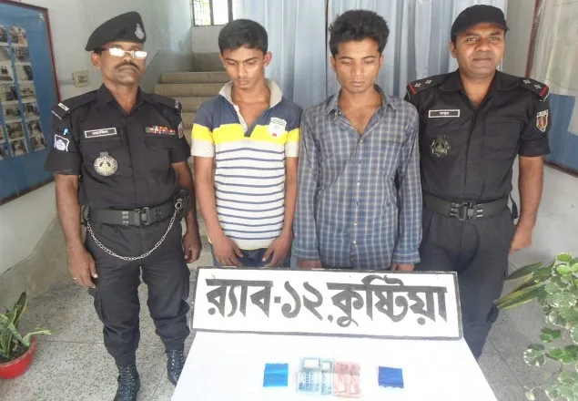 কুষ্টিয়ায় ইয়াবাসহ গ্রেফতার ২