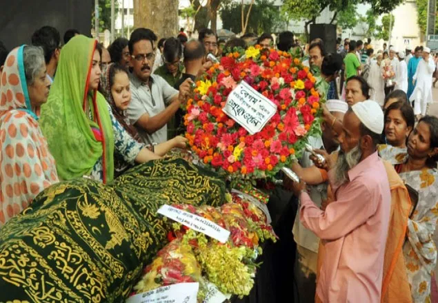 বুদ্ধিজীবী কবরস্থানে চিরনিদ্রায় শায়িত নূরজাহান বেগম
