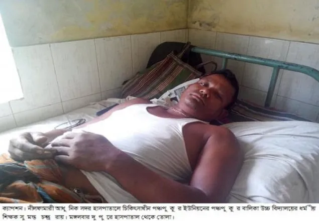 নীলফামারীতে স্কুল শিক্ষককে পেটাল আ’লীগ নেতারা