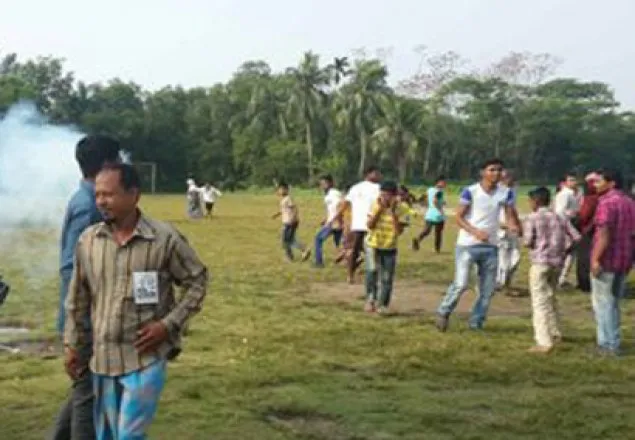 মুন্সীগঞ্জে অস্ত্র ঠেকিয়ে ৫০০ ব্যালট ছিনতাই