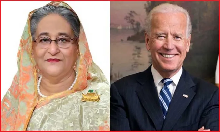 মার্কিন প্রেসিডেন্টের অভ্যর্থনায় প্রধানমন্ত্রী
