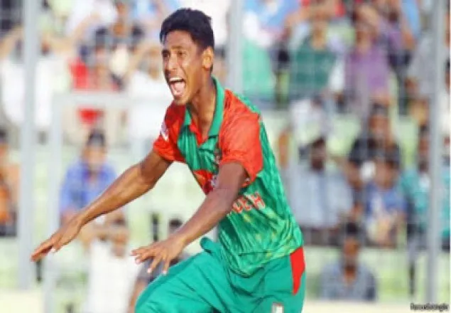 মুস্তাফিজের ৭ দিন বল করতে নিষেধাজ্ঞা