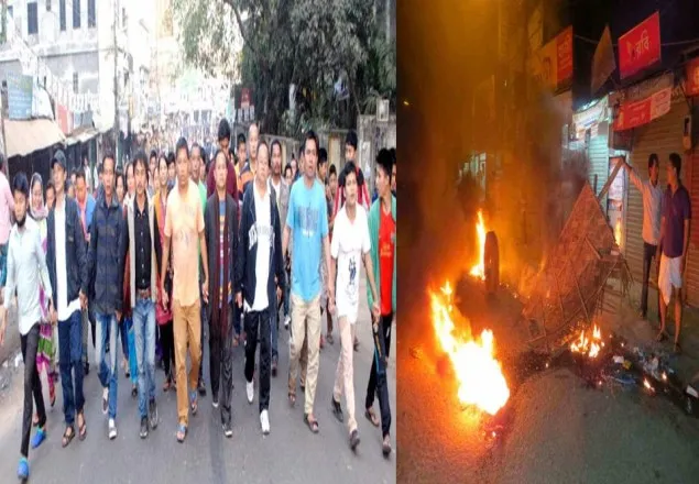 রাঙ্গামাটিতে পূনঃনির্বাচনের দাবিতে সড়ক ও নৌ পথ অবরোধ
