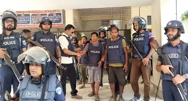 কেএনএফ সংশ্লিষ্টতা : ছাত্রলীগ নেতাসহ কারাগারে ৭