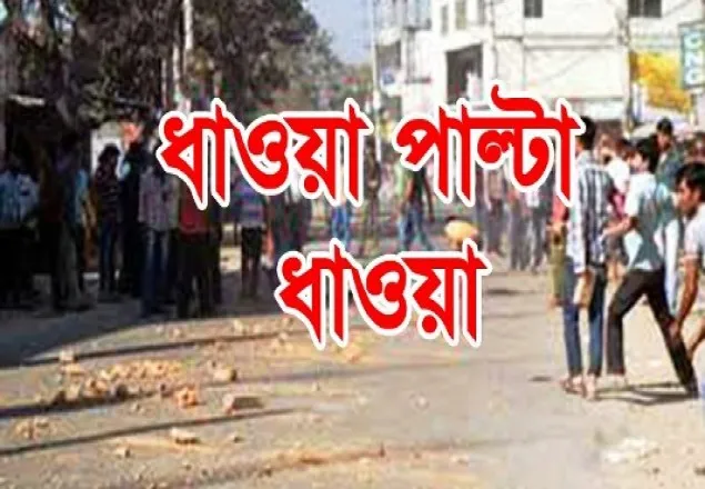 মিরপুরে হকার-পুলিশের ধাওয়া পাল্টা ধাওয়া