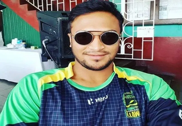 সাকিবের ‘ক্যারিবিয়ান লুক’
