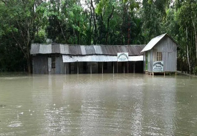 ভোলায় ৩০ গ্রামের মানুষ পানিবন্দি