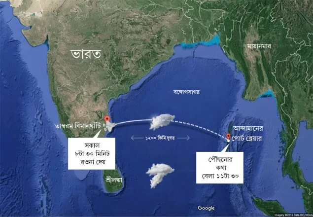 ভারতের নিখোঁজ বিমানের সন্ধানে চলছে অভিযান