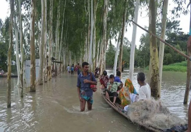 কুড়িগ্রামে বন্যা পরিস্থিতি ভয়াবহ রূপ ধারন করছে