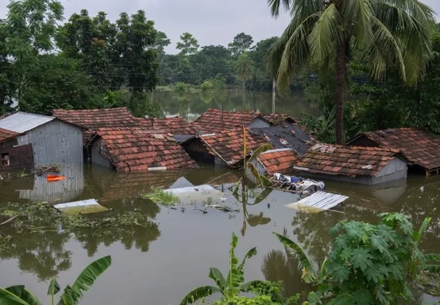 ভয়াবহ বন্যায় আসাম ও বিহারে নিহত ৫৯