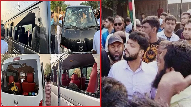 বরিশালে বিএনপি নেতা ইশরাকের গাড়িবহরে হামলা