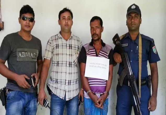 কালীগঞ্জে ৫ বছরের সাজাপ্রাপ্ত আসামি গ্রেফতার