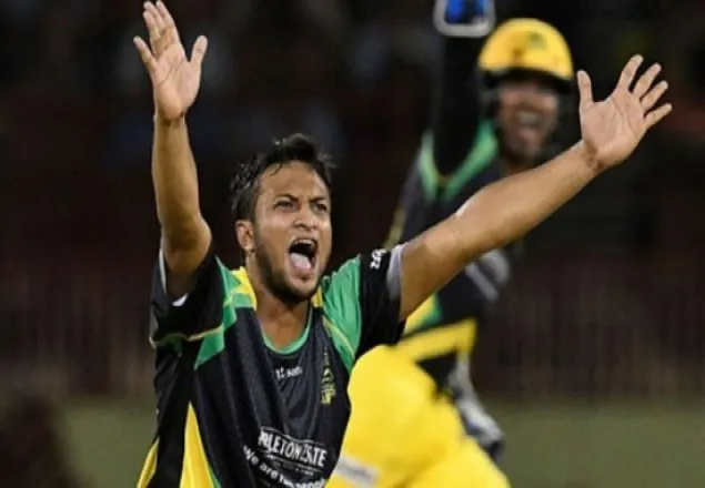 সাকিবের ঘূর্ণিতে সিপিএলের ফাইনালে জ্যামাইকা