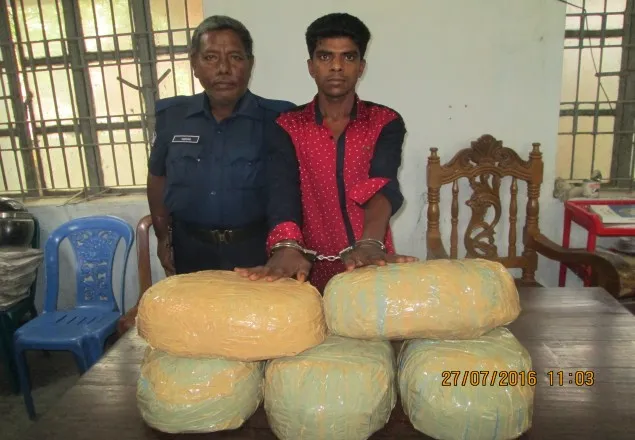 দেবিদ্বার ১৫ কেজি গাঁজাসহ আটক -১ 