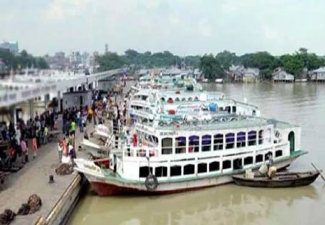কাওড়াকান্দি-শিমুলিয়ায় নৌযান চলাচল বন্ধ