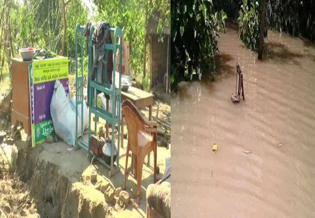 কুষ্টিয়ায় পদ্মার পানি কমলেও কমেনি বানভাসীদের দুর্ভোগ 