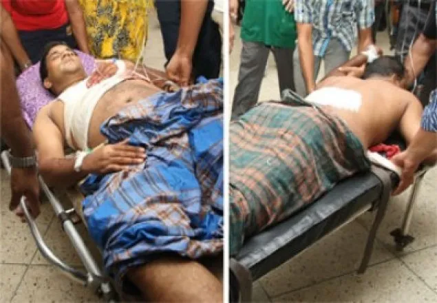 জঙ্গি আস্তানায় অভিযানের সময় ছুরিকাঘাতেই আহত ওসি !