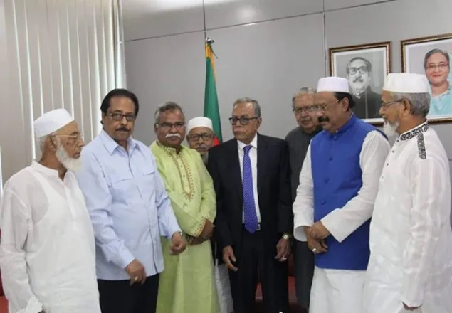 রাষ্ট্রপতির সাথে সিলেট আ.লীগ নেতৃবৃন্দের সাক্ষাৎ