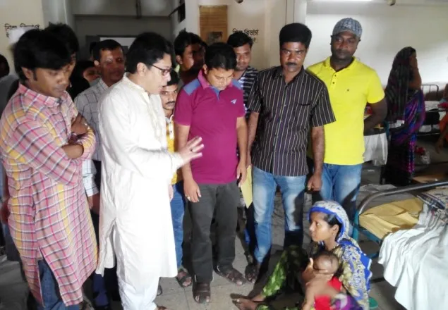মেহেরপুর জেনারেল হাসপাতাল পরিদর্শন