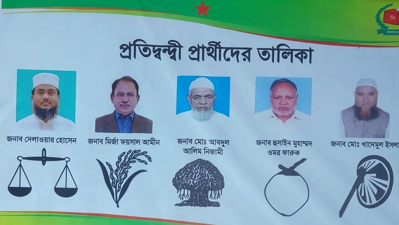 ঠাকুরগাঁও-১ উপনির্বাচনে পাঁচ প্রার্থীর প্রতীক বরাদ্দ