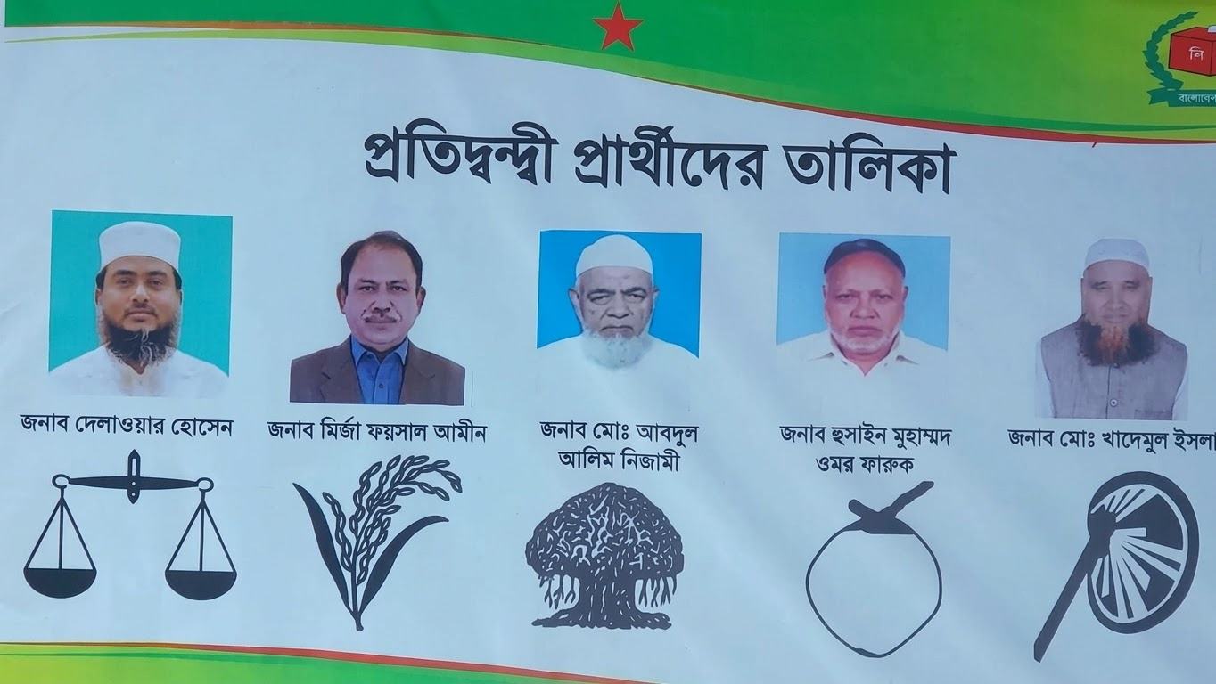 ঠাকুরগাঁও-১ উপনির্বাচনে পাঁচ প্রার্থীর প্রতীক বরাদ্দ