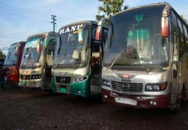 শ্রমিক নেতা হত্যার প্রতিবাদে বরগুনায় পরিবহন ধর্মঘট