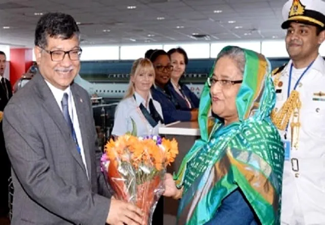 জাতিসংঘ অধিবেশনে যোগ দিতে নিউইয়র্কে প্রধানমন্ত্রী