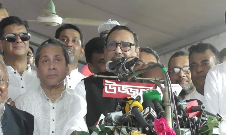 বিএনপির সঙ্গে কোনো আপস হবে না: ওবায়দুল কাদের
