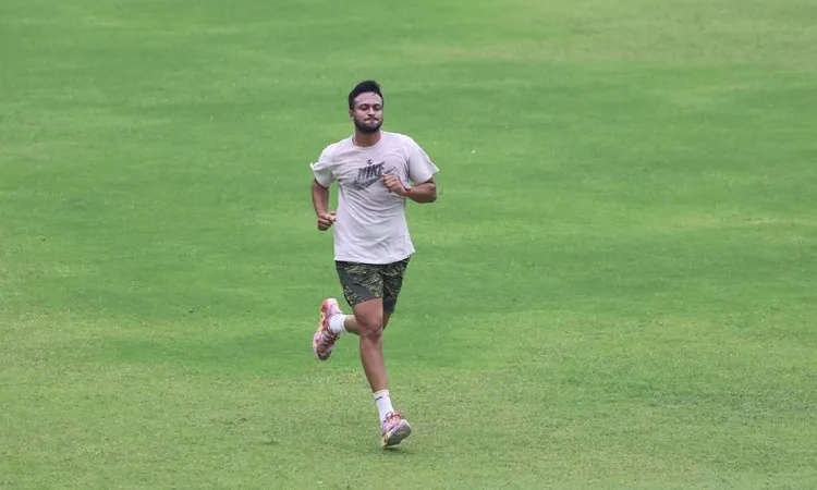 মিরপুরে অনুশীলনে সাকিব