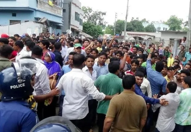 খাগড়াছড়িতে পুলিশের বাঁধার মুখে সমাবেশ করেছে বিএনপি