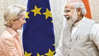EU chief plays on India's fears of China-Russia axis