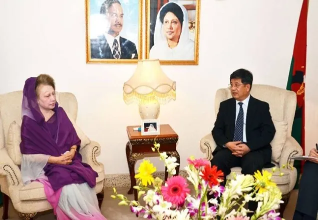 খালেদার সঙ্গে চীনের প্রতিনিধি দলের বৈঠক 
