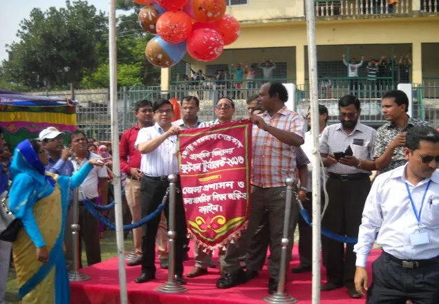 বঙ্গবন্ধু ও বঙ্গমাতা বিদ্যালয়ে ফুটবল টুর্নামেন্ট উদ্বোধন