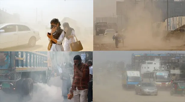 বিশ্বে বায়ুদূষণে দ্বিতীয় ঢাকা