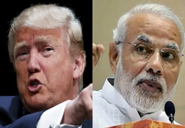 ট্রাম্পের সঙ্গে একযোগে কাজ করতে চান মোদি