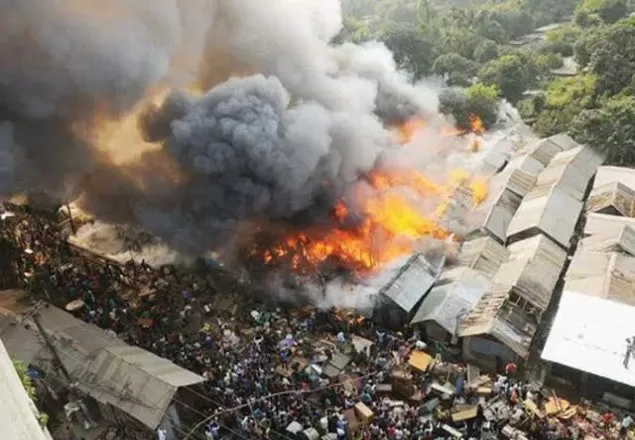 চট্টগ্রামে অর্ধাশতাধিক কাচা ঘরে আগুন, ৫ লাখ টাকার ক্ষয়ক্ষতি