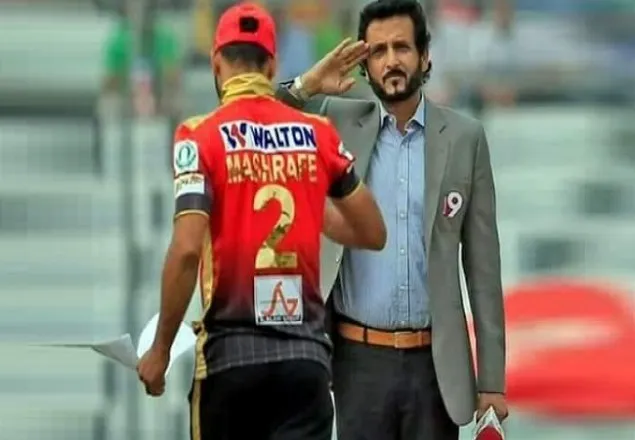 মাশরাফিকে আতাহারের স্যালুট