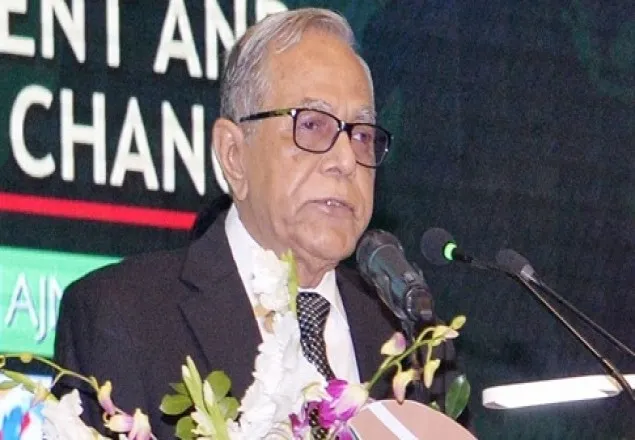 জলবায়ু পরিবর্তনজনিত সমস্যা সমগ্র মানবজাতির:  রাষ্ট্রপতি