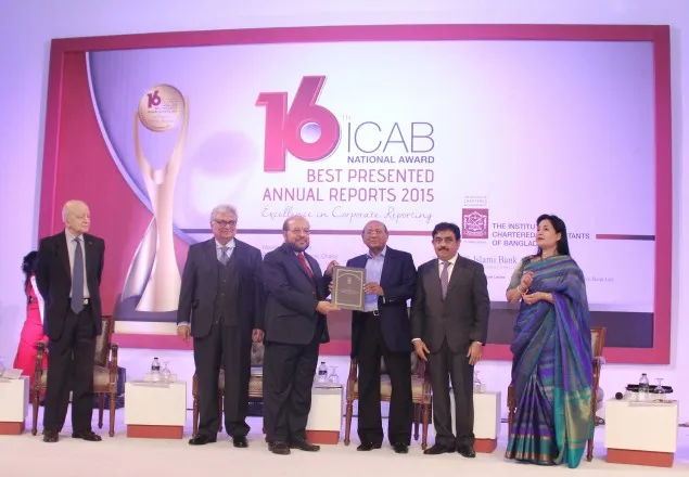 ইসলামী ব্যাংকের আইসিএবি  অ্যাওয়ার্ড লাভ