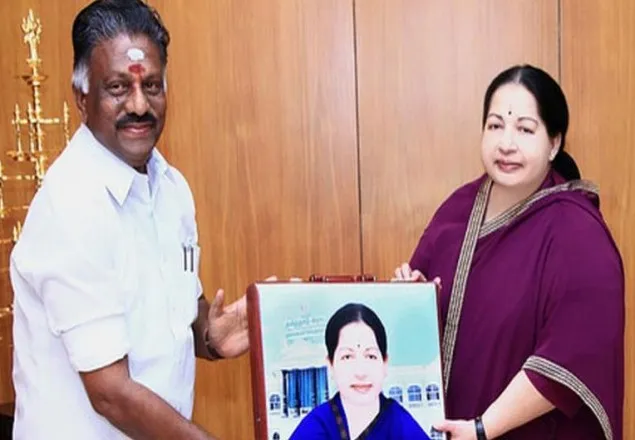 তামিলনাড়ুর নতুন মুখ্যমন্ত্রী পন্নিরসেলভমই