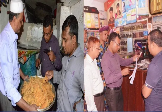 চট্টগ্রামে দুই রেষ্টুরেন্টকে ৭০ হাজার টাকা জরিমানা