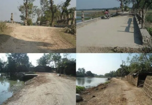 ঠাকুরগাঁওয়ে কাঁচা রাস্তায় পথচারীদের জনদূর্ভোগ