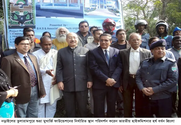 নড়াইল রামকৃষ্ণ আশ্রম পরিদর্শনে ভারতীয় হাইকমিশনার 